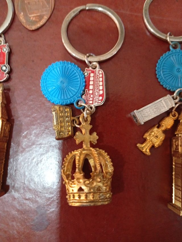 Llaveros Londres: Big Ben, corona