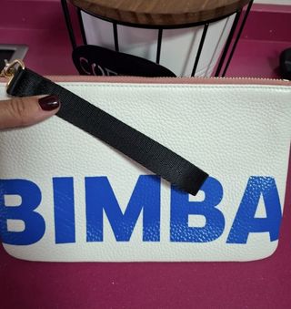 Clutch Bimba y Lola - Blanco y Azul