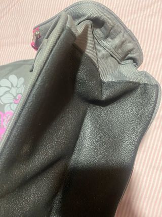 Mochila gris niña - Mariposas