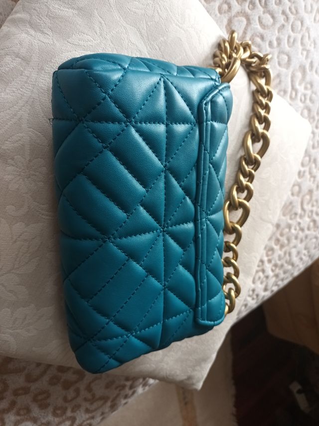 Bolso Zara - Bolso bandolera turquesa