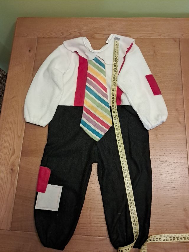 Disfraz payaso niño y niña 2-4 años