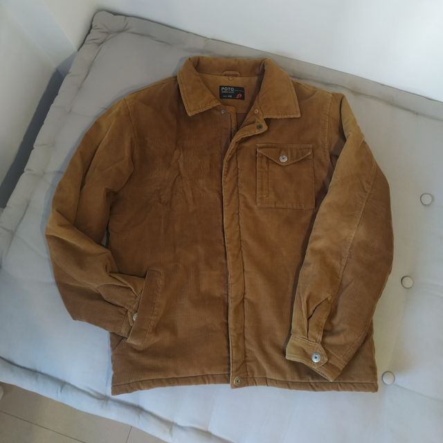 Chaqueta pana POTO SPORTWEAR marrón XXL