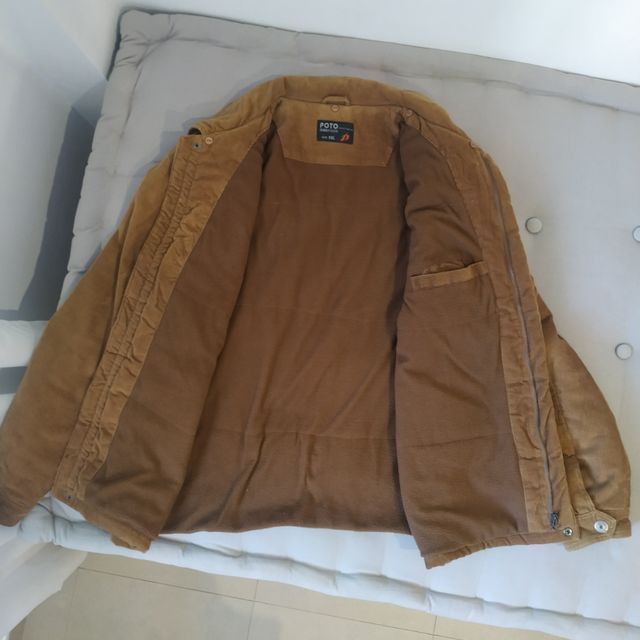 Chaqueta pana POTO SPORTWEAR marrón XXL