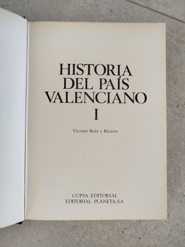 HISTORIA DEL PAIS VALENCIANO