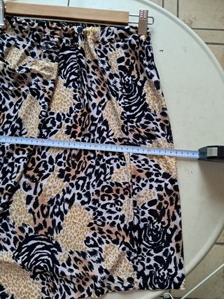 Falda estampada leopardo
