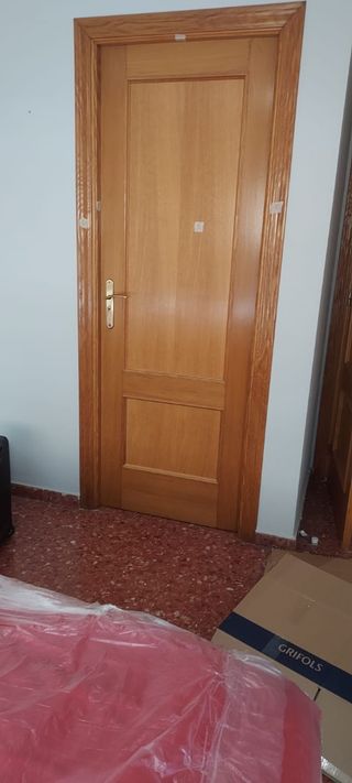 Puertas roble macizo - 7 unidades con marcos