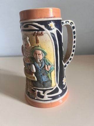 Boccale birra ceramica vintage