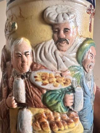 Boccale birra ceramica vintage