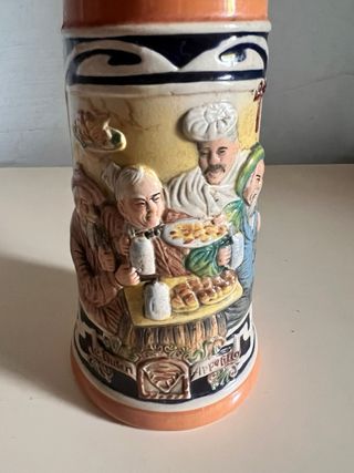 Boccale birra ceramica vintage