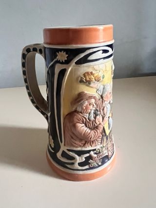 Boccale birra ceramica vintage