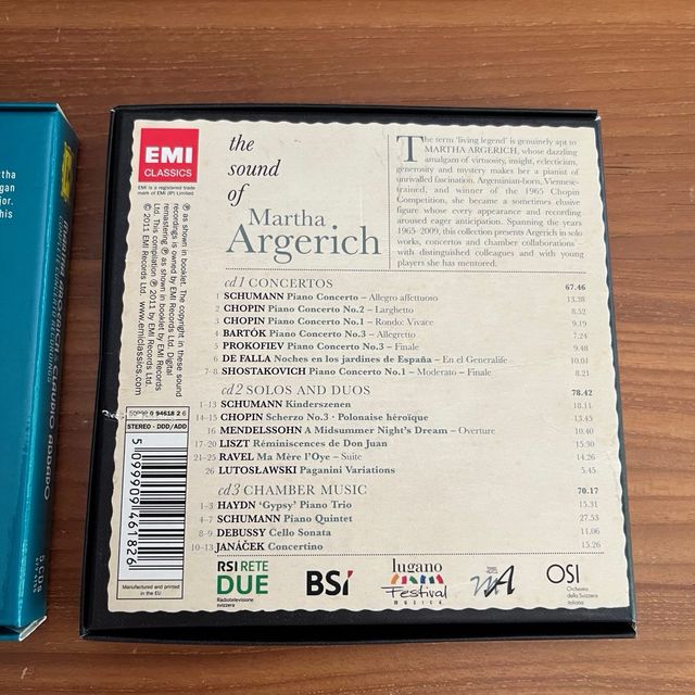 Martha Argerich piano 8 CD