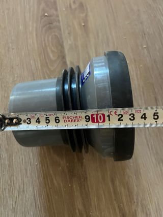 Adaptador estanqueidad WC: PVC-Goma