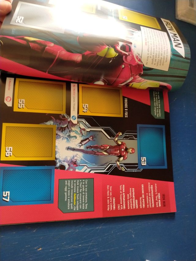 Album Marvel Super Heroes Panini 2017 Anniversario