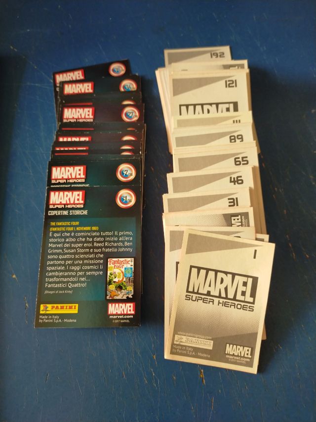 Album Marvel Super Heroes Panini 2017 Anniversario