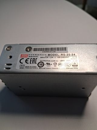 Fuente alimentación 24v. 25w