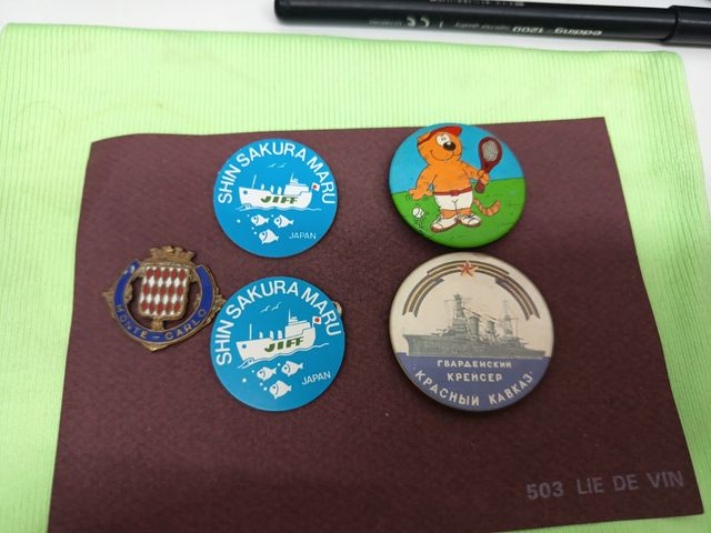 Lote de 5 chapas variadas