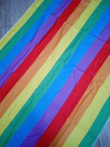 Telo mare microfibra arcobaleno