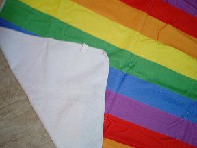 Telo mare microfibra arcobaleno