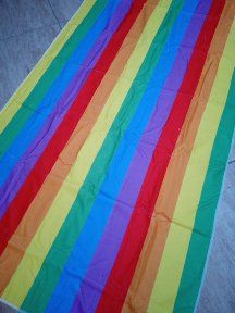 Telo mare microfibra arcobaleno