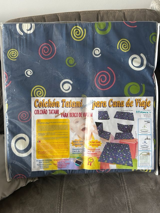 Colchón Tatami Cuna Viaje Plegable