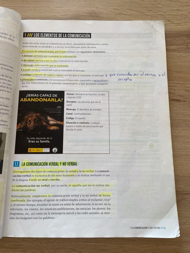 libro Lengua 1º ESO Fanfest