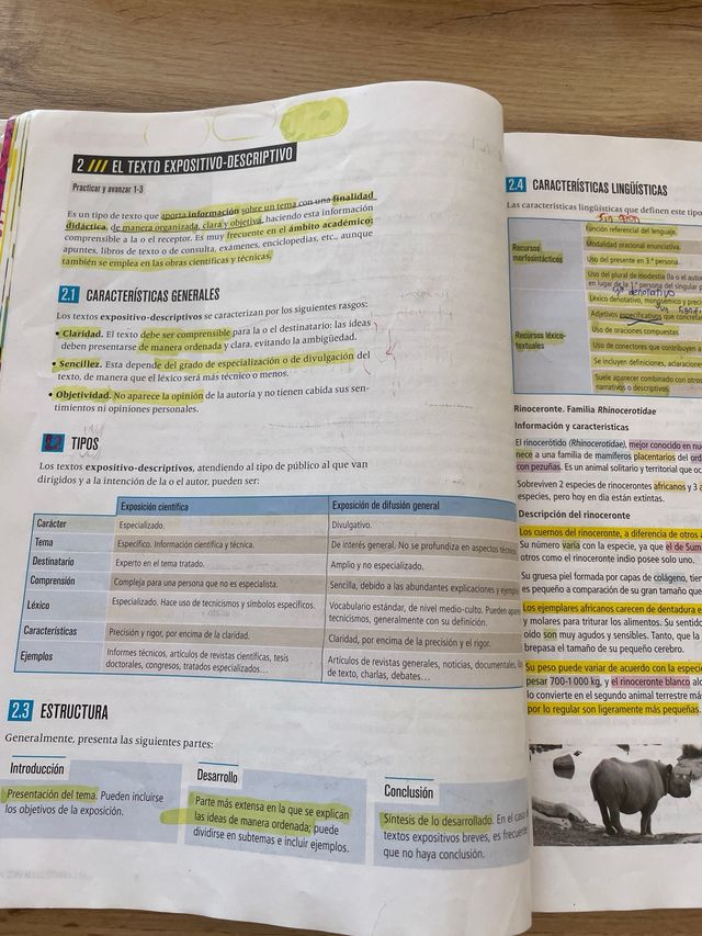 libro Lengua 1º ESO Fanfest