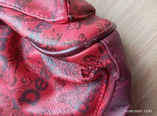 Bolso Desigual Rojo y granate