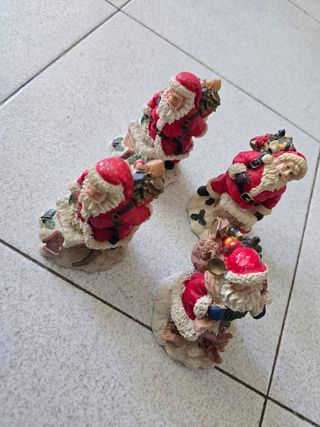 4 Figuras Papa Noel Navidad