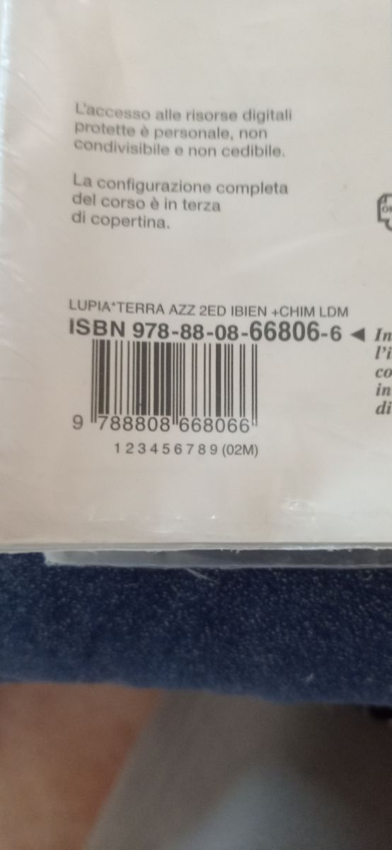 Terra Edizione azzurra con Chimica