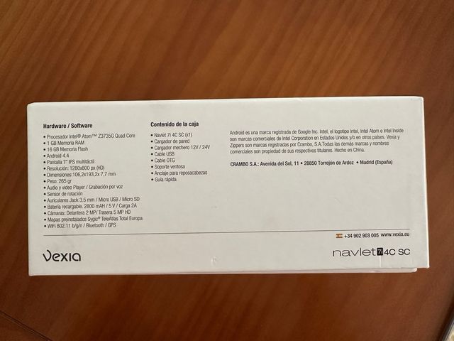 Tablet Navegador GPS Naveltec SC