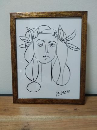 Lámina Picasso enmarcada