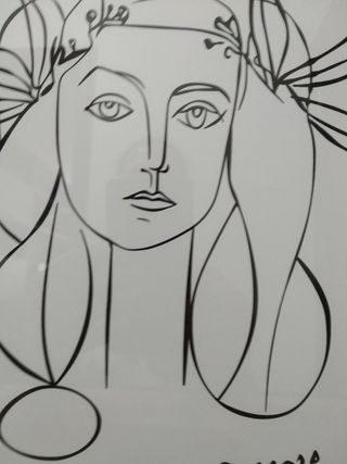 Lámina Picasso enmarcada