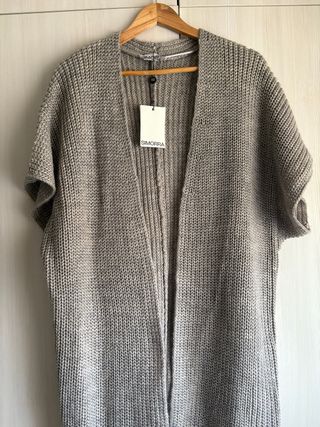 Chaleco kimono Simorra beige