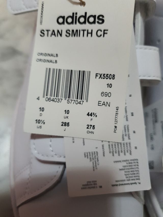 Adidas Stan Smith Velcro Blancas