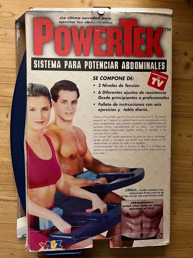 Powertek: Fortalecedor Abdominales