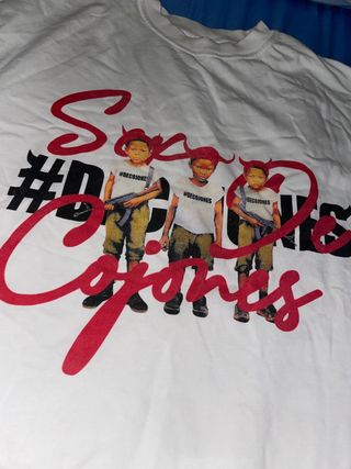 Camiseta blanca Saca Cojones