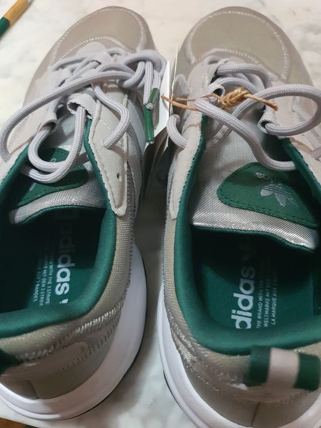 Adidas Zapatillas Gris-Verde