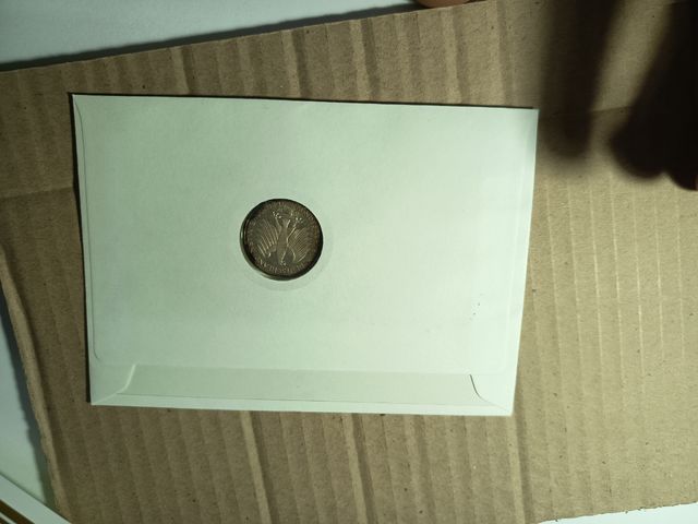 Moneda 5 marcos plata Alemania 1977