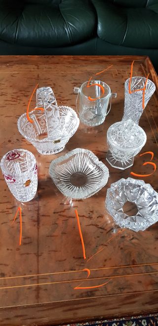 Piezas Varias de Cristal