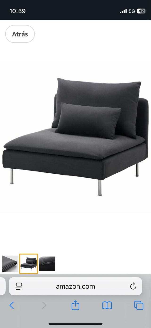 Funda sofá SODEHAMN IKEA - 1 plaza