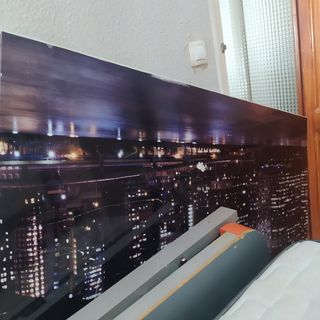 Cabecero cama matrimonio madera