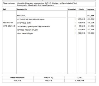 KTM 350 EXC-F 2020 en muy buen estado