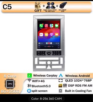 Radio Navegador Gps Android Peugeot407(2004-2011) 