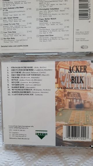 2 CDs: 8 €.  Jazz: Fats Waller & Acker Bilk