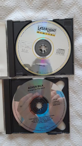 2 CDs: 8 €.  Jazz: Fats Waller & Acker Bilk
