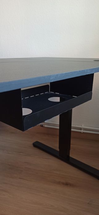 Mesa escritorio regulable color negro