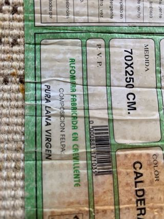 3 Alfombras de pura lana virgen