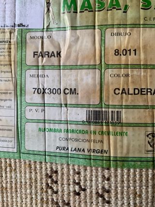 3 Alfombras de pura lana virgen