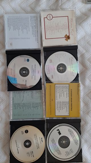 4 CDs: 9 €. Navidad - villancicos. Festiva