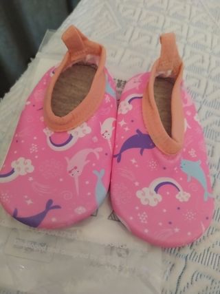 Zapatillas piscina bebé 9-12 meses